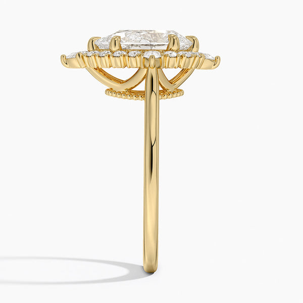 Delilah Pear Lab Grown Diamond Engagement Ring