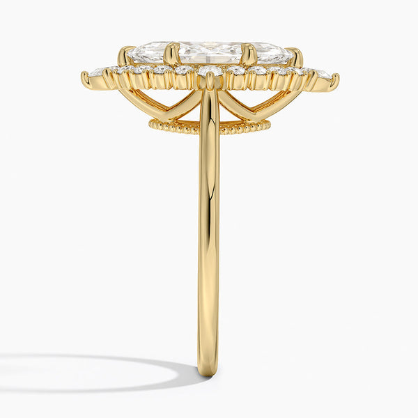 Delilah Marquise Lab Grown Diamond Engagement Ring