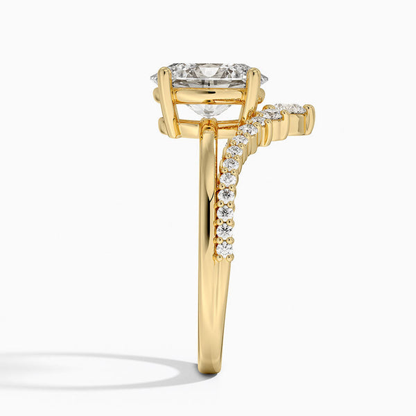 Asma Oval Lab Grown Diamond Engagement Ring