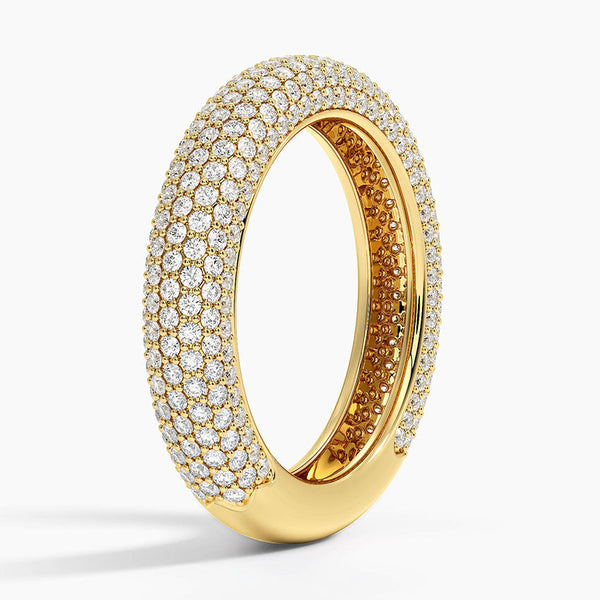 Tube Diamond Eternity Ring