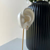 FLORAL HUGGIES - 18K GOLD-PLATED