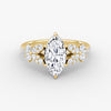 Marigold Marquise Pavé Lab Diamond Ring