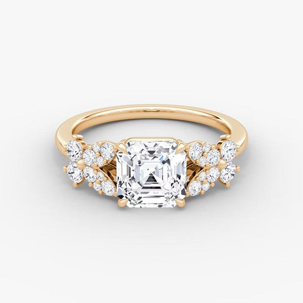 Marigold Asscher Lab Diamond Ring