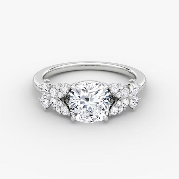Marigold Cushion Lab Diamond Ring
