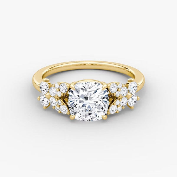 Marigold Cushion Lab Diamond Ring
