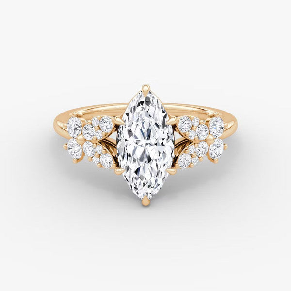 Marigold Marquise Lab Diamond Ring