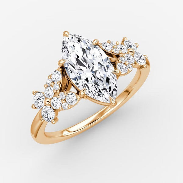 Marigold Marquise Lab Diamond Ring