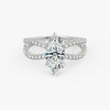 Butterfly Marquise Pavéful Lab Diamond Engagement Ring
