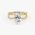 Butterfly Marquise Pavéful Lab Diamond Engagement Ring