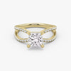 Butterfly Princess Pavéful Lab Diamond Engagement Ring