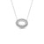 Oval Cluster Beads Lab Diamond Pendant
