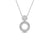 Round Cluster Beads Lab Diamond Pendant