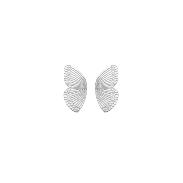 HALF-WING STUDS - 18K GOLD-PLATED