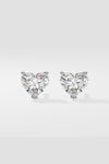 1.5 ct Classic Heart Studs