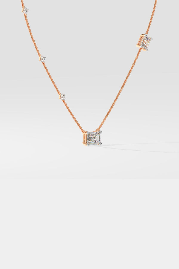 Accented Solitaire Necklace