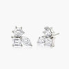 Asscher Marquise Mix Shape Lab Diamond Earring