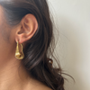 SPIRAL HOOPS - 18K GOLD PLATED