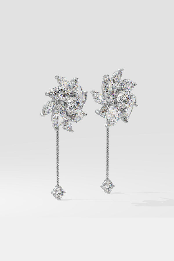 Fire Spiral Drop Danglers