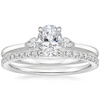 Jessica Oval Diamond Ring with Diamond Ring