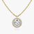 Vertical Round Princess Lab Diamond Pendant