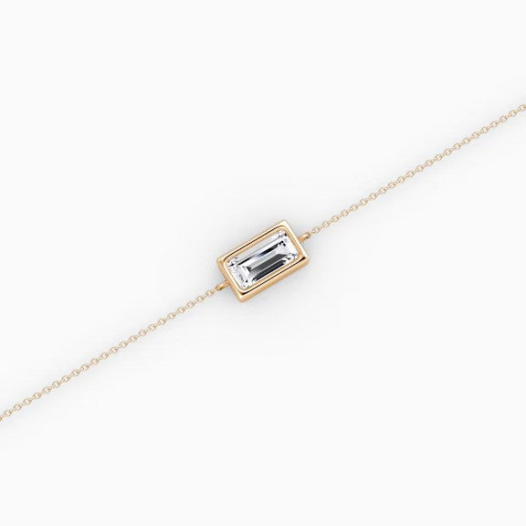 Baguette Lab Diamond Bracelet