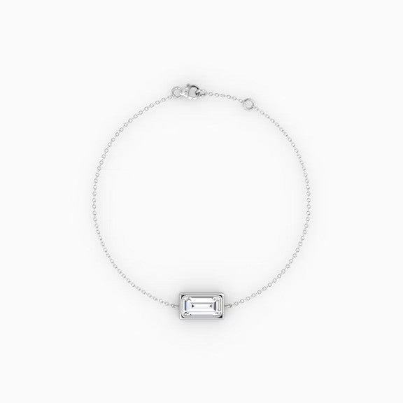 Baguette Lab Diamond Bracelet