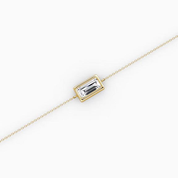 Baguette Lab Diamond Bracelet