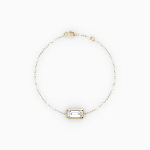Baguette Lab Diamond Bracelet