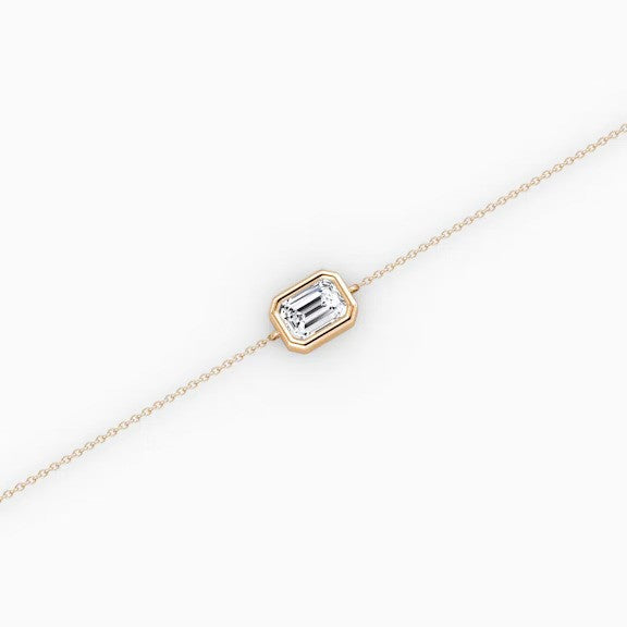 Emerald Lab Diamond Bracelet