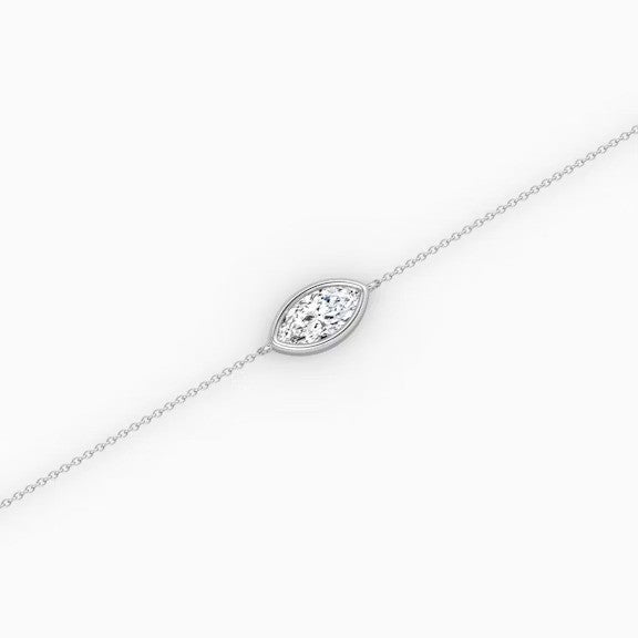 Marquise Lab Diamond Bracelet