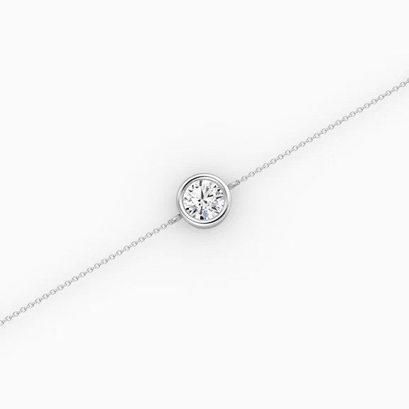 Round Lab Diamond Bracelet