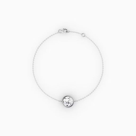 Round Lab Diamond Bracelet