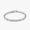 Round & Baguette Lab Diamond Tennis Bracelet