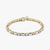 Round & Baguette Lab Diamond Tennis Bracelet