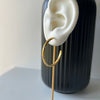 DAZZLE HOOPS - 18K GOLD PLATED