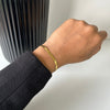 SNAKE CHAIN BRACELET - 18K GOLD-PLATED