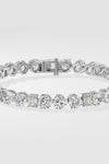 Blended Solitaire Tennis Bracelet
