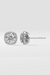 2 ct Cushion Halo Studs