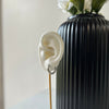 SLEEPER MINI HOOPS (12mm)- 18K WHITE/GOLD-PLATED