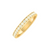 HALF PAVE RING - 18K GOLD PLATED