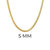 SNAKE CHAIN (5MM) - 18K GOLD-PLATED