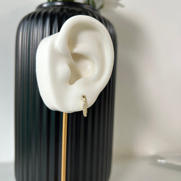 WEAR IT EVERYDAY HOOPS - 18K GOLD PLATED