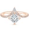 Venessa Asscher Diamond Engagement Ring