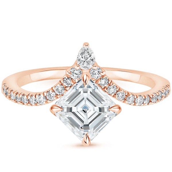 Venessa Asscher Diamond Engagement Ring