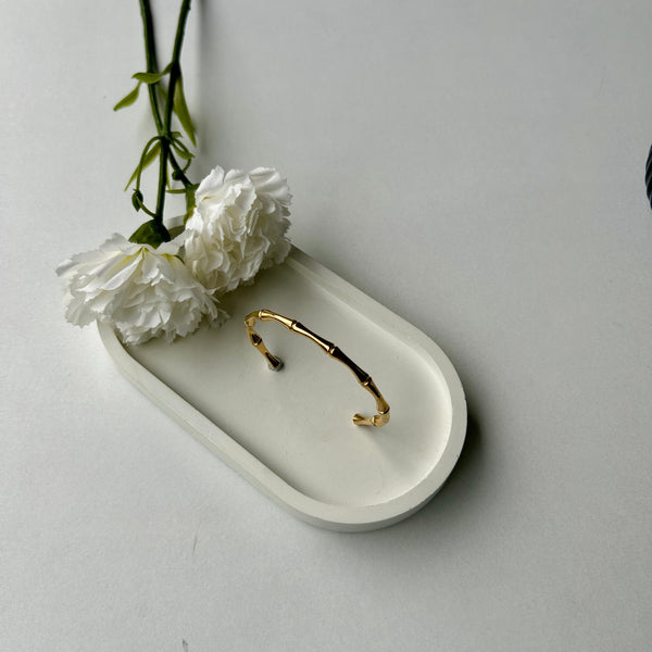 BAMBOO BRACELET - 18K GOLD-PLATED