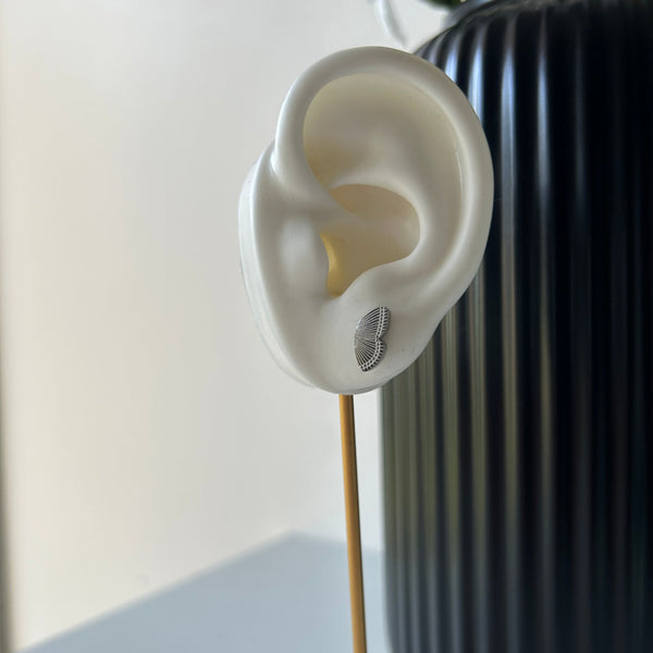 HALF-WING STUDS - 18K GOLD-PLATED