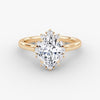 Aura Halo Oval Lab Grown Diamond Ring