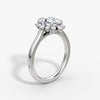 Aura Halo Oval Lab Grown Diamond Ring