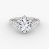 Aura Halo Pavé Round Lab Grown Diamond Ring