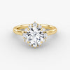 Aura Halo Round Lab Grown Diamond Ring